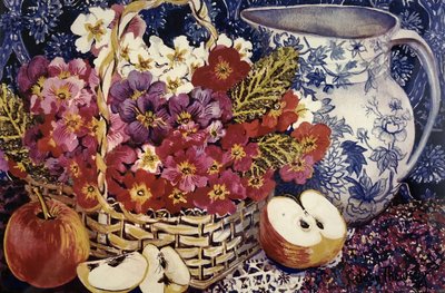 Primula and Apples by Unbekannt Unbekannt